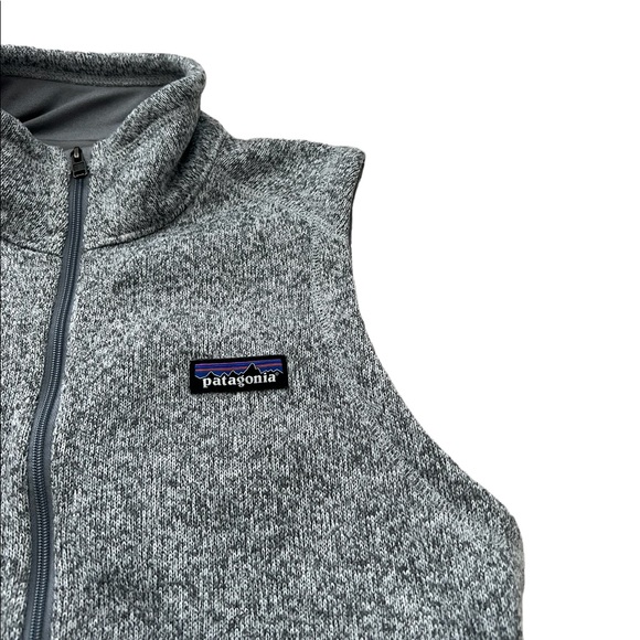 SOLD Patagonia Better Sweater Gray Zip Vest - Picture 4 of 7